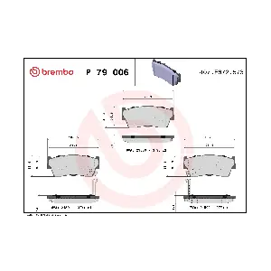BREMBO P79006