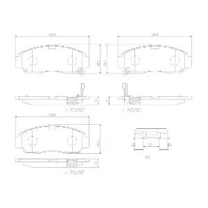 BREMBO P28034N