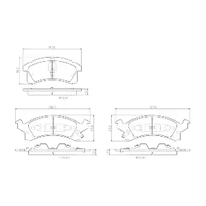BREMBO P09012N