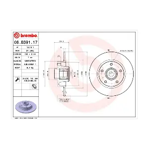 BREMBO 08B39117