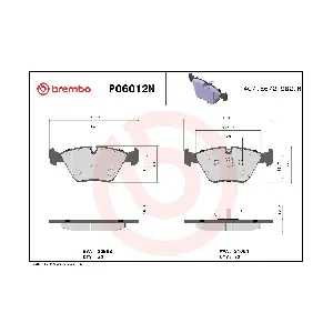 BREMBO P06012N