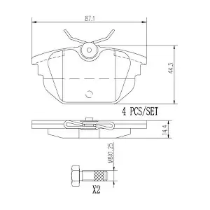 BREMBO P23026N