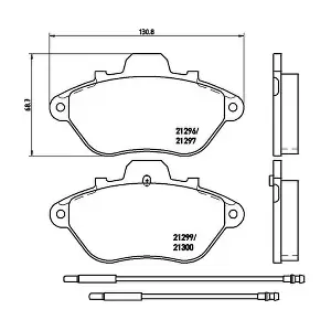 BREMBO P61036