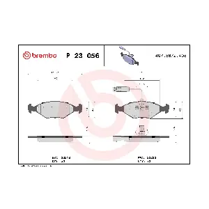 BREMBO P23056