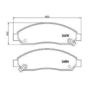 BREMBO P34005