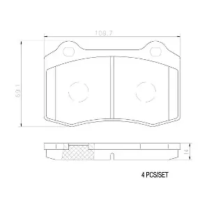 BREMBO P24073N