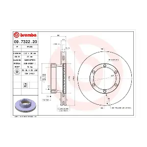 BREMBO 09.7322.20