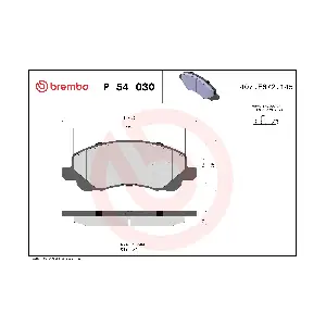 BREMBO P54030