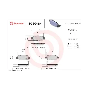 BREMBO P28046N