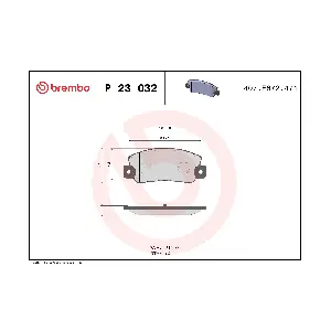 BREMBO P23032