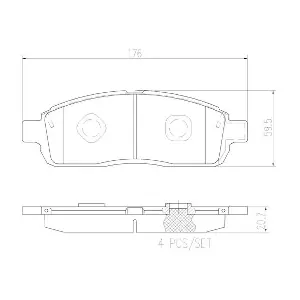 P24167N BREMBO