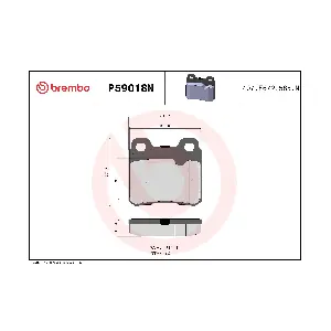 BREMBO P59018N