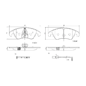 BREMBO P85145N