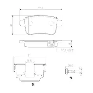 BREMBO P68043N