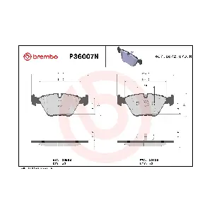 BREMBO P36007N