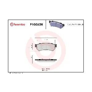 BREMBO P10053N