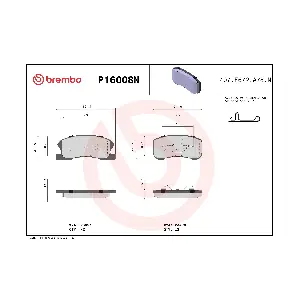BREMBO P16008N