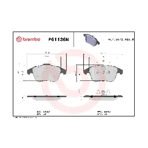BREMBO P61136N