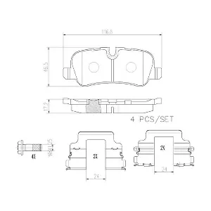 BREMBO P44019N