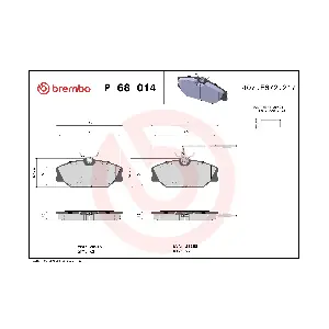 BREMBO P 68 014