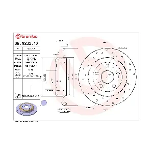BREMBO 08N2331X