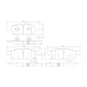 BREMBO P37015N