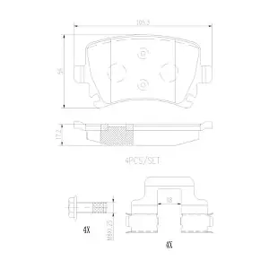 BREMBO P85073N