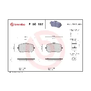 P 50 157 BREMBO