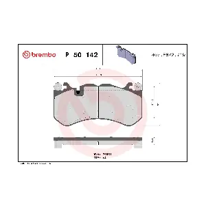 P 50 142 BREMBO