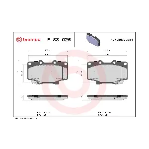 BREMBO P83025