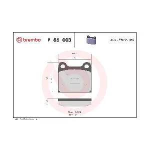 BREMBO P 85 003