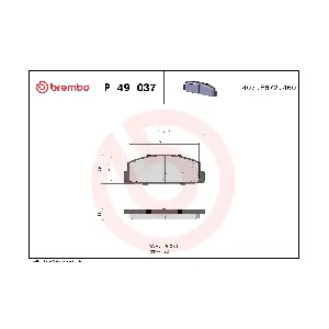 BREMBO P49037