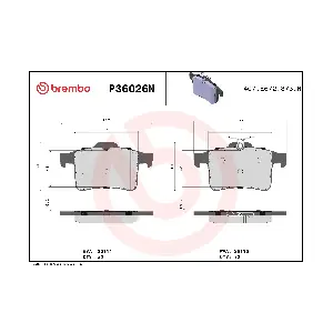 P36026N BREMBO