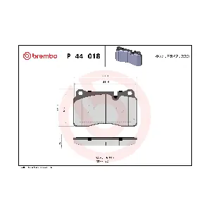 BREMBO P44018