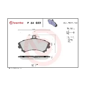 BREMBO P54022