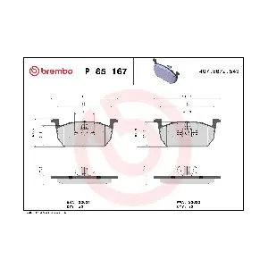 BREMBO P85167