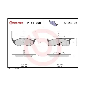 BREMBO P11008