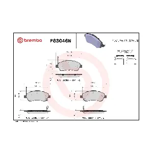 BREMBO P83046N
