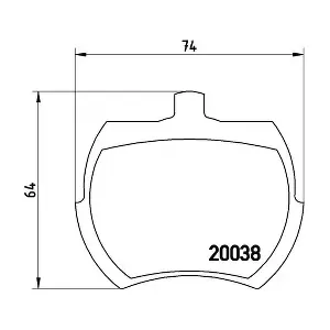 BREMBO P52002