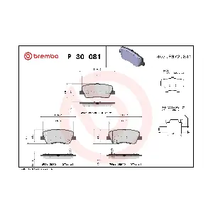 BREMBO P30081