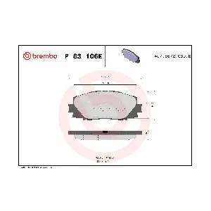 BREMBO P 83 106E