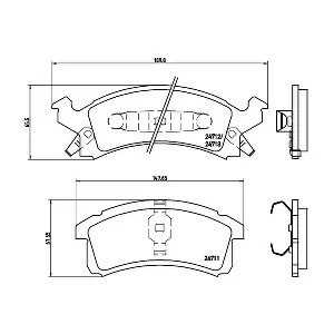 BREMBO P07004