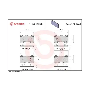 BREMBO P24256E
