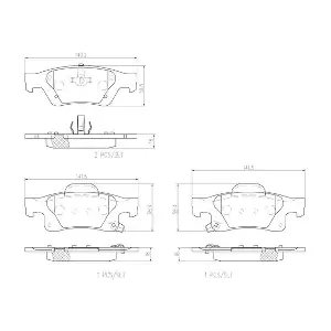BREMBO P37016N