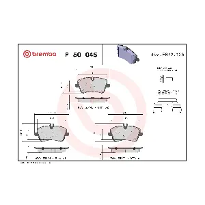 BREMBO P50045