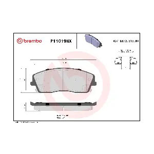 BREMBO P11019NX