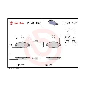 BREMBO P23107