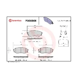 P30086N BREMBO