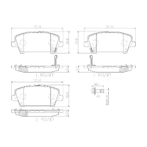 BREMBO P28037N