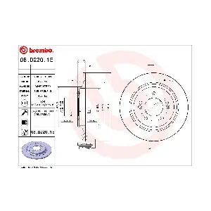 08D2201E BREMBO